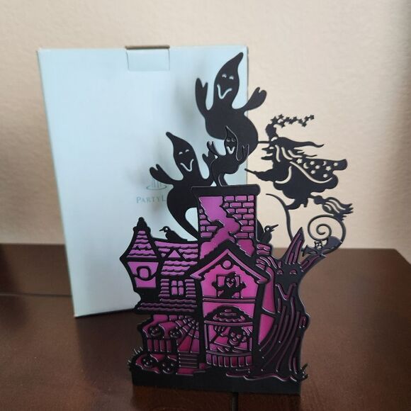 PartyLite Ghostly House Wall Sconce P8268 - Picture 1 of 5